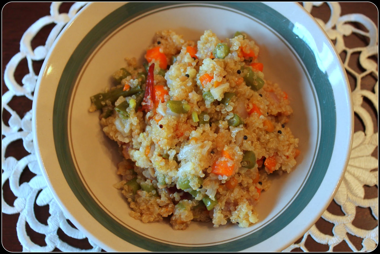 A Tribute to Cooking Quinoa Upma & Semiya Upma