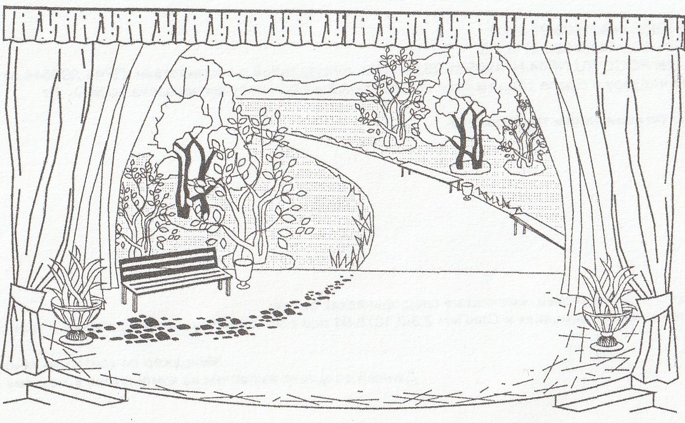 катя отвечает за оформление сцены напомнила. украшение сцены. катя отвечает за оформление сцены напомнила. оформление сцены. оформление сцены с использованием изображения русской природы.