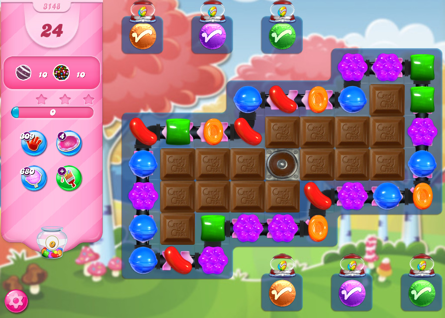 Candy Crush Saga level 3148 Candy Crush Saga level 3148