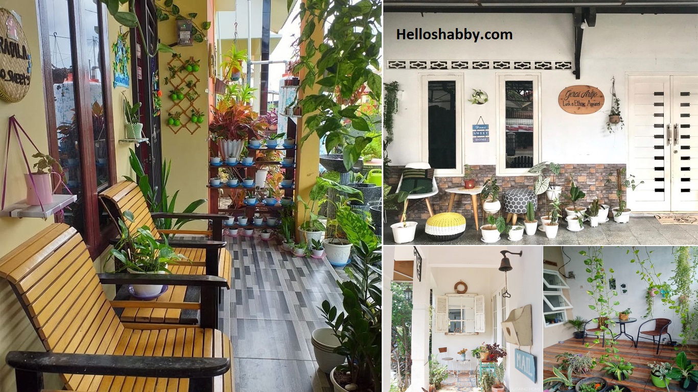 7 Desain Teras Ada Kursi Taman Yang Nyaman, Bikin Betah Di Rumah