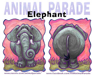 Animal Parade Heads and Tails Elephant