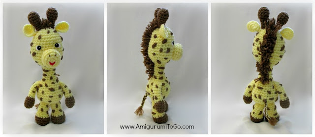 crochet giraffe tail