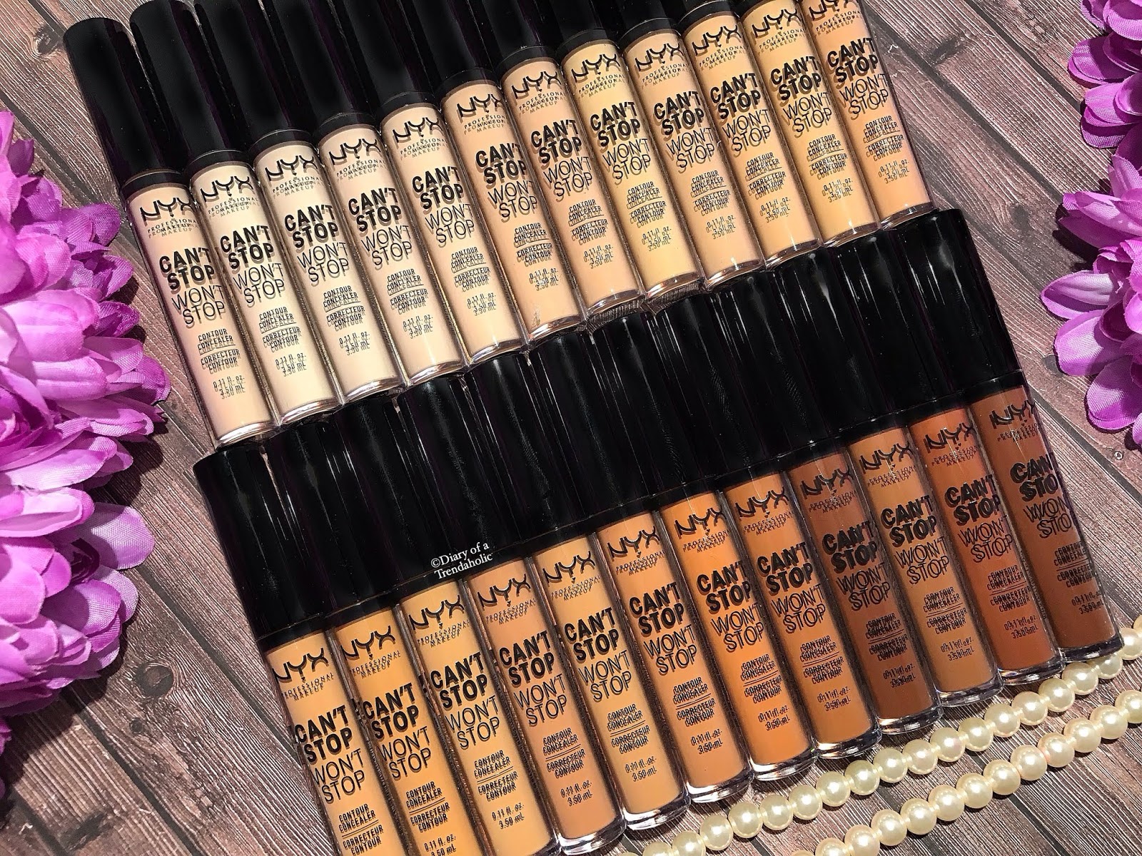 Diary of Trendaholic : NYX Can't Stop Won't Stop Full-Coverage Lightweight Concealer Review