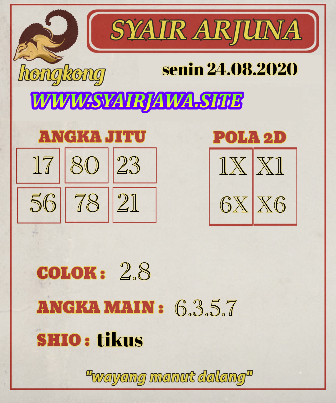 Nagasaon Senin Syair Sidney 08022021 Nagasaon HK