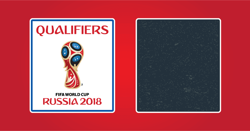 FIFA WORLD CUP RUSSIA QUALIFIERS 2018 SET PATCHES BADGES PATCHES