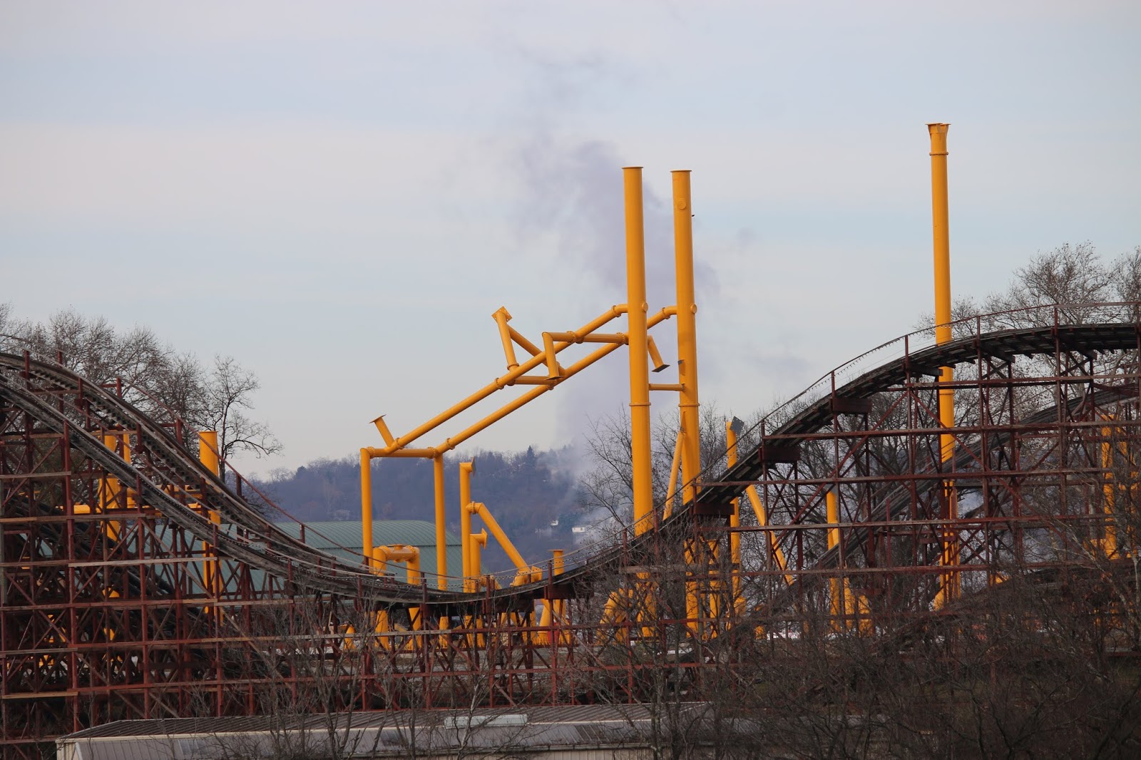 Kennywood Steel Curtain Coaster Construction Update Coaster Talk No