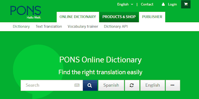 Pons-translator-online