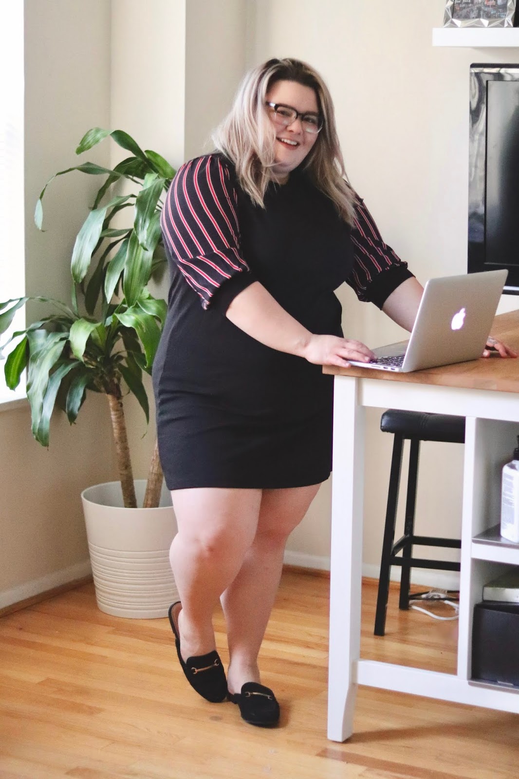 Chicago Plus Size Petite Fashion Blogger, YouTuber, and model Natalie Craig, of Natalie in the City, buys a whole wardrobe for under $200 at Gordmans, including active wear, work wear, casual looks, and sexy dresses for a night out on the town.