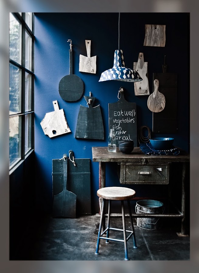 Jeroen van der Spek, La Musa, Decoracion, color, colour, azul, blue, indigo,