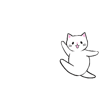 Gif cat and white gif anime 1577256 on animeshercom
