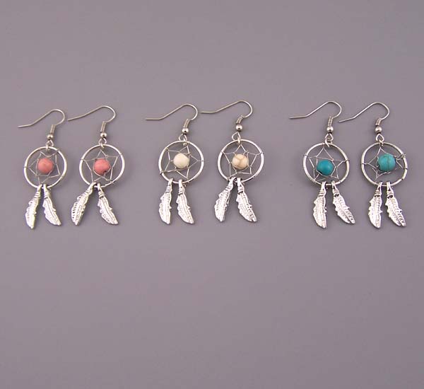 A perfect gift Dream Catcher earrings Dreamcatcher jewelry Wholesale