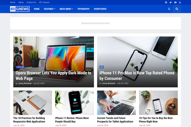 GNews Blogger Template GNews Blogger Template