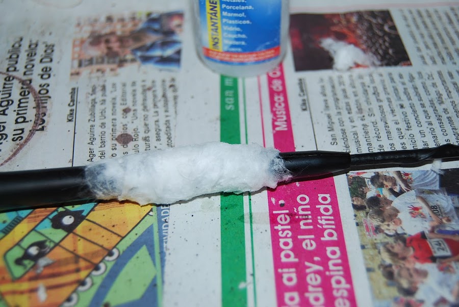 Como he arreglado una antena de coche.