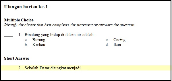 Membuat Bank Soal Short Answer Dan Completion Menggunakan Exam View Tutorial Okeguru