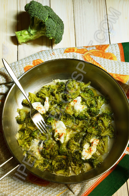 hiperica di lady boheme blog di cucina, ricette gustose, facili e veloci. Broccoli in padella con mozzarella