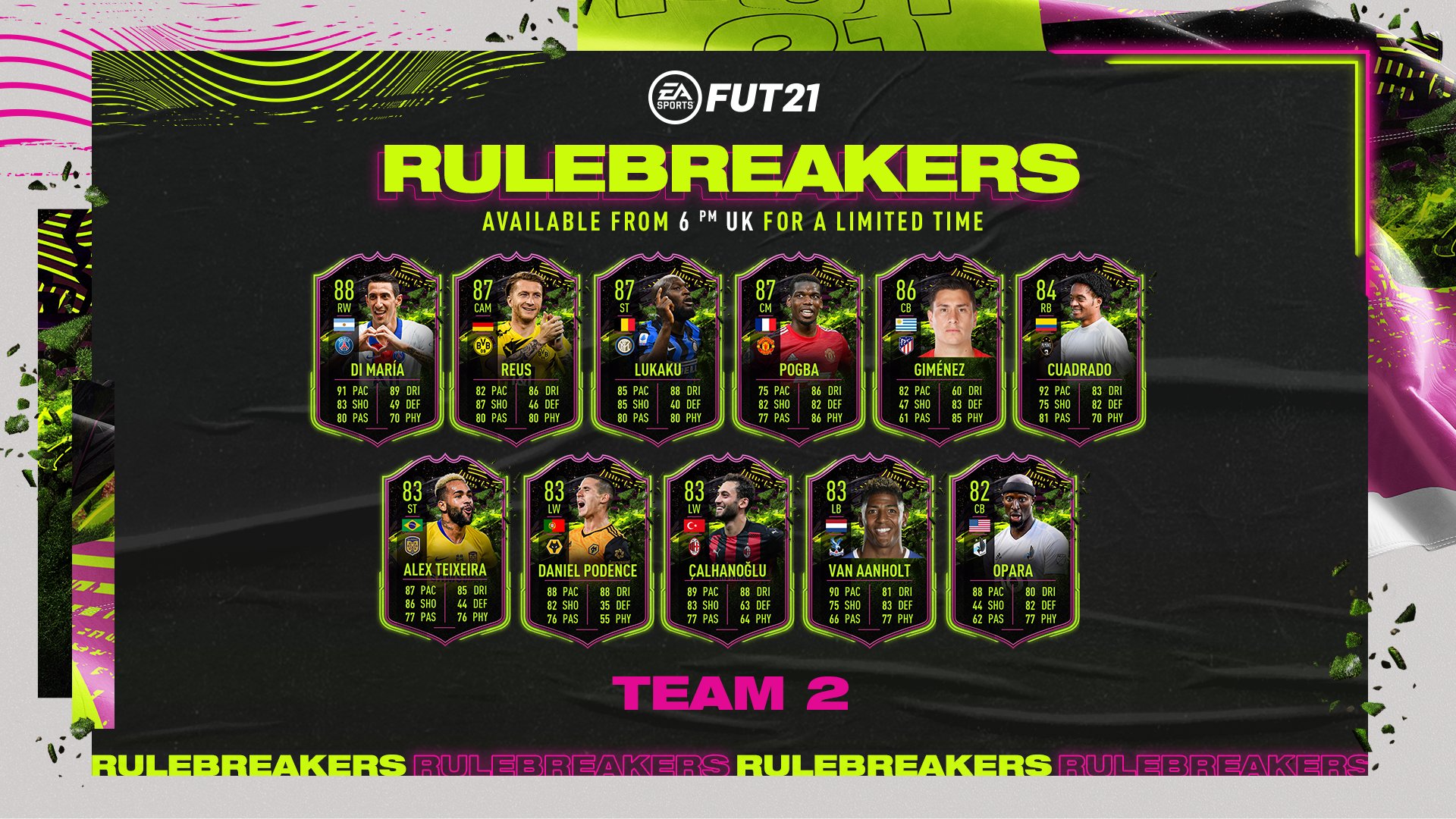 fifa 21 rulebreakers buntownicy ultimate team