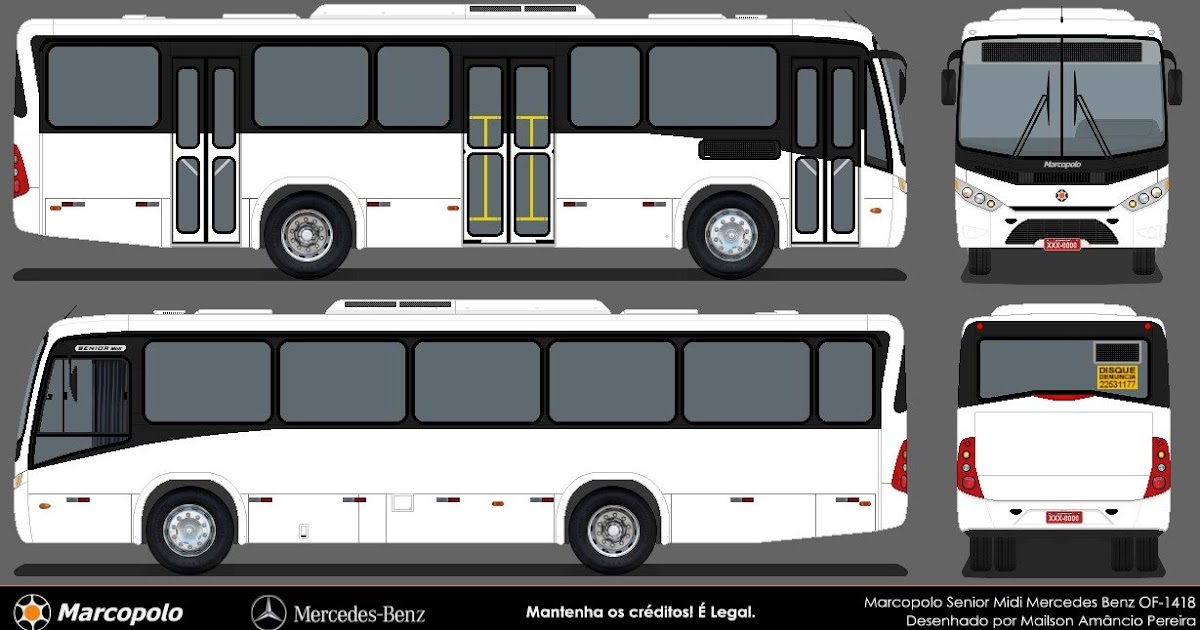Desenhos de Ônibus Marcopolo Senior Midi Mercedes Benz OF 1418 com Ar jpg (1200x630)