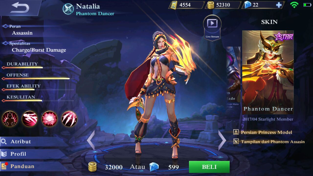 Natalia Jenis Hero Dalam Game Mobile Legends NanLuck
