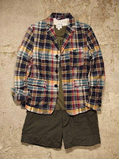 Engineered Garments & FWK by Engineered Garments Fatigue Short in Olive Cotton Ripstop Spring/Summer 2015 SUNRISE MARKET
