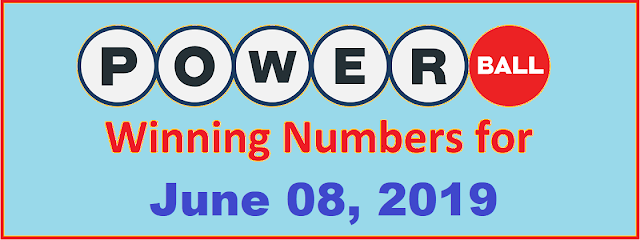 PowerBall Winning Numbers for Saturday, June 08, 2019