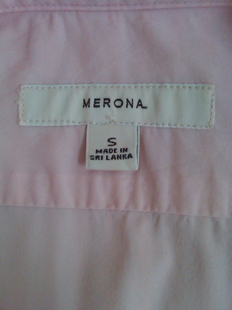 Affordable Branded Apparel: Merona Peach Shirt ~ RM18.00