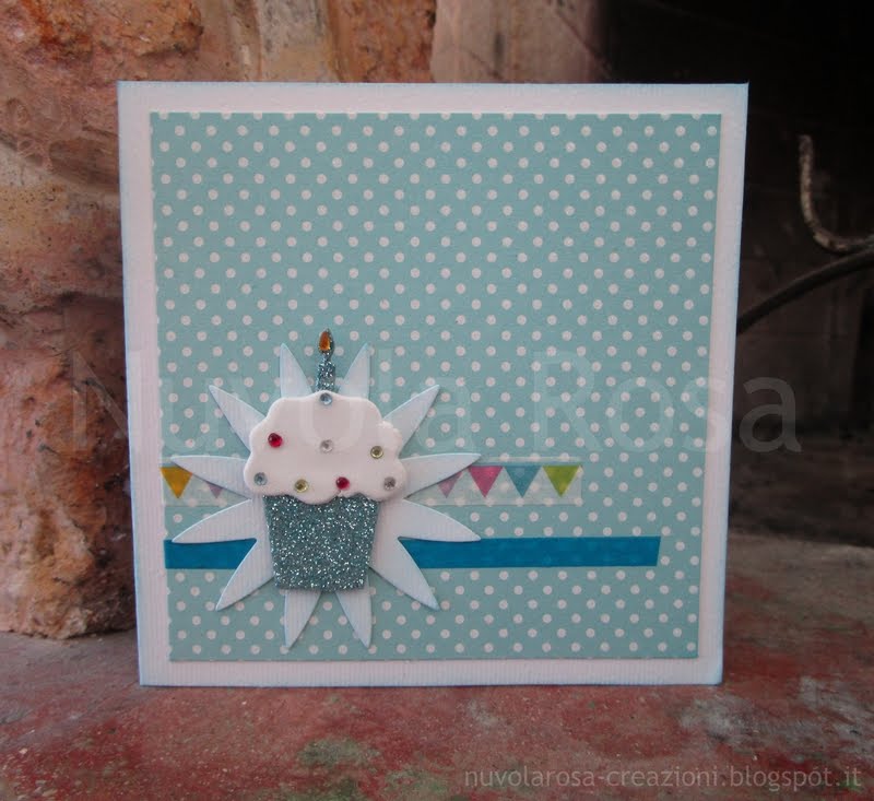 Nuvola Rosa [Scrapbooking] Card compleanno