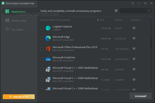 ������ DoYourData Uninstaller ����� ����� Screenshot+2020-11