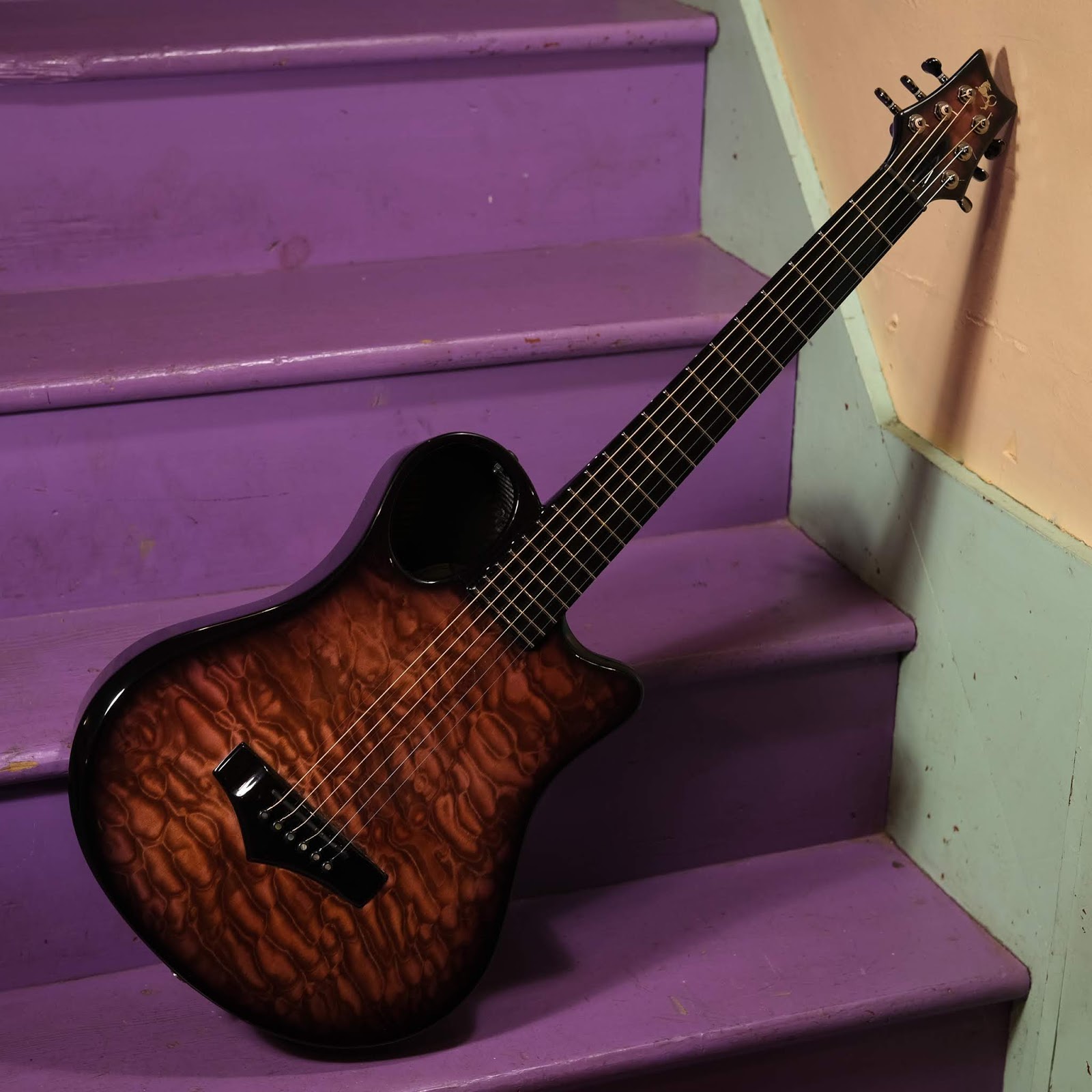 2017 Emerald X7 Custom 0Size Carbon Fiber Guitar