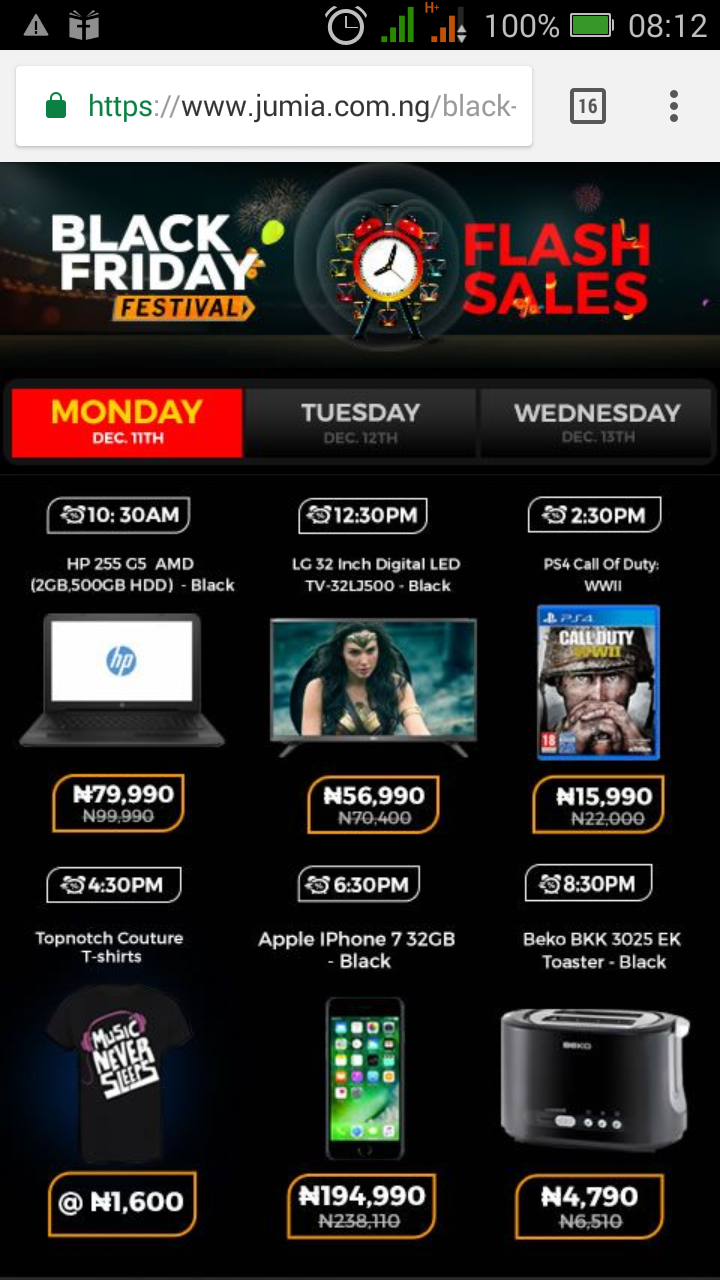 Jumia Black Friday 2017 Ends In Three Days What is Left? SAFAXNET