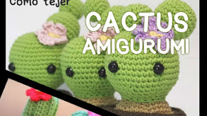 Cactus Amigurumi 3 versiones
