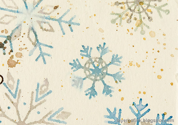 Layers of ink - Snowflake Builder Card Tutorial by Anna-Karin Evaldsson.