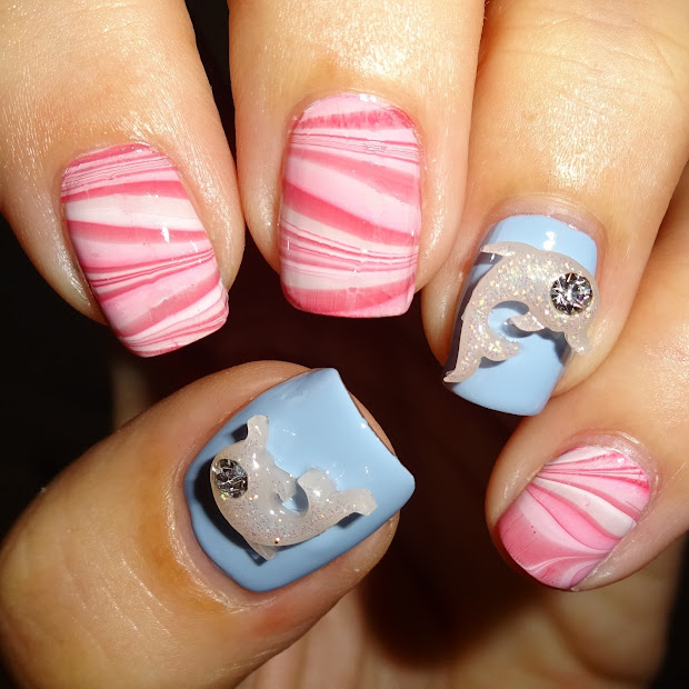 wendy's delights 3d dolphin nail