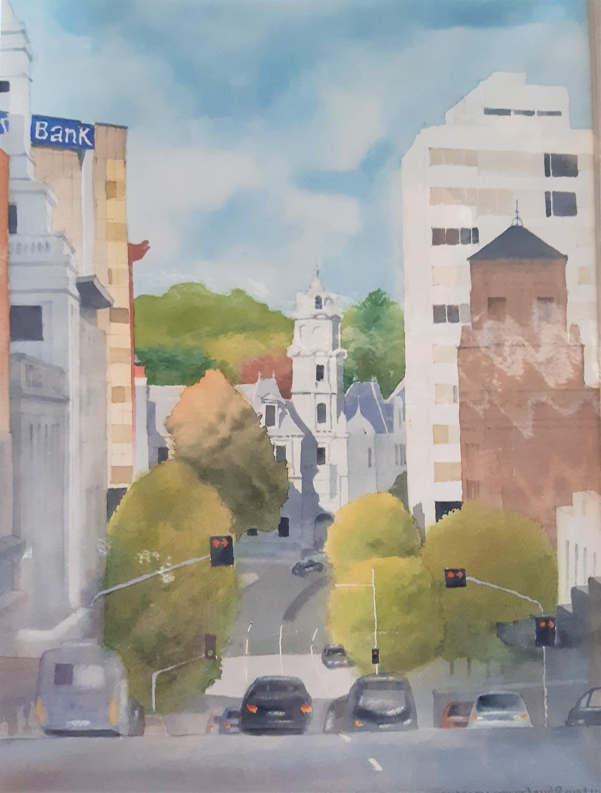 Watercolours by David Percival Watercolours for Sale