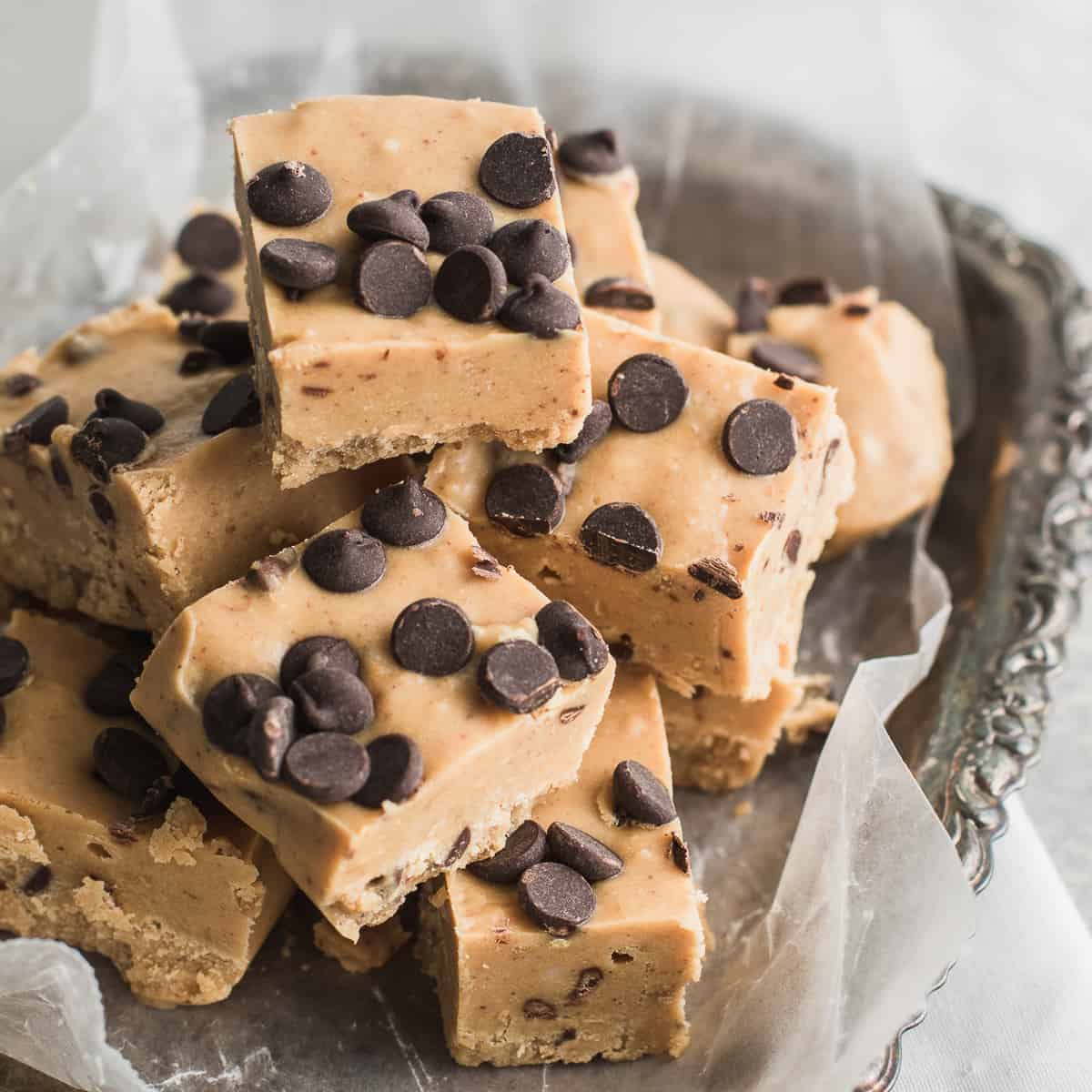 Easy Cookie Dough Fudge Recipe