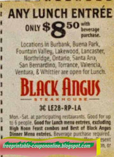 Printable Coupons 2020: Black Angus Steakhouse Coupons