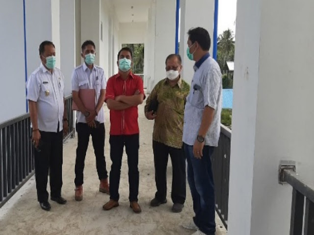 Wabup dan  DPRD Nisel Tinjau Pengerjaan Pembangunan RSUD