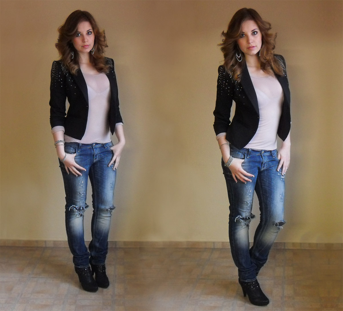 AM OH 2. DESTROYED - ADVENT JEANS ANNE CHIC