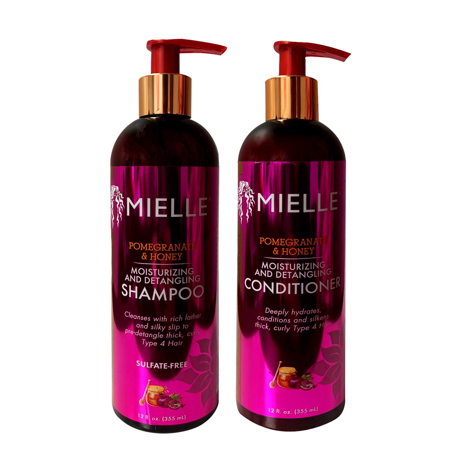 Mielle Pomegranate & Honey Moisturizing/Detangling Shampoo and