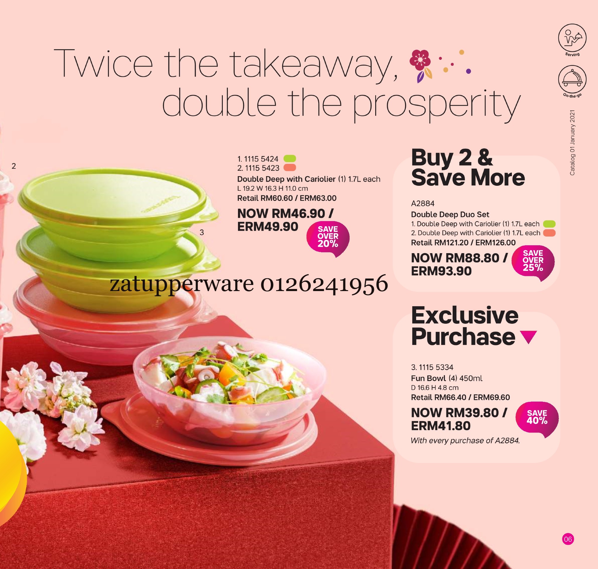 Za Tupperware Malaysia Catalog 1st January 31st January 2021