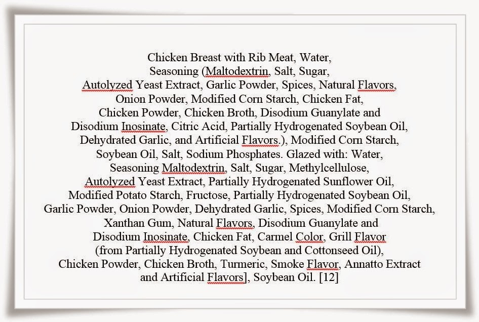 burger king crisp chicken ingredients