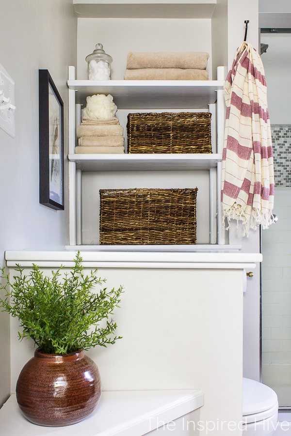 Budget Friendly Bathroom Storage