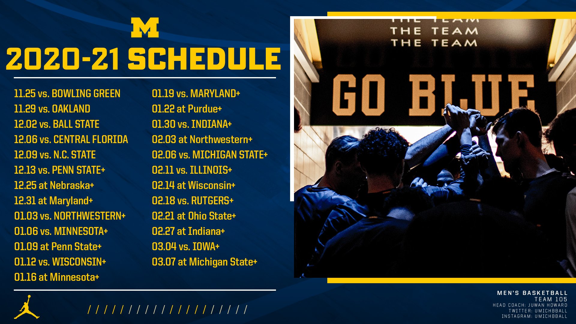 The BIG HOUSE Blog: Michigan Thursday: The Schedule is Here and X is a Laker