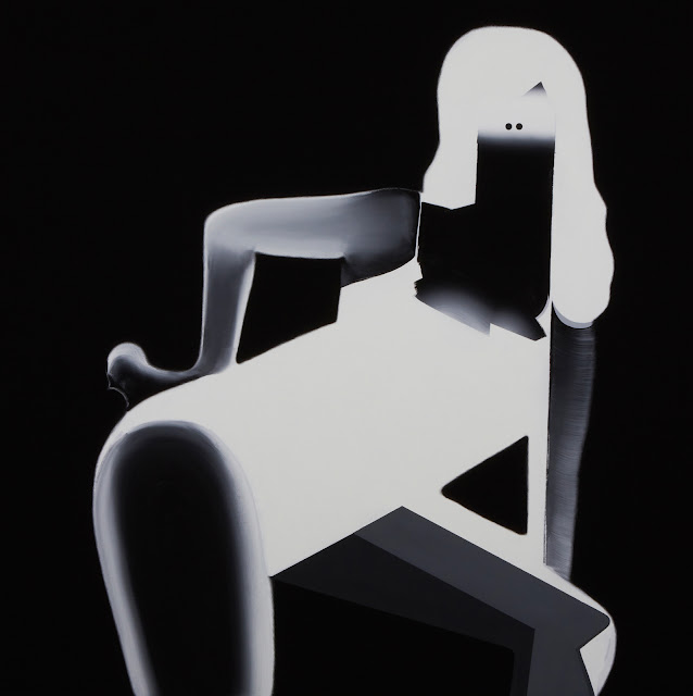 Tomoo Gokita, “A Bathing Beauty”, 2013, acrylic gouache on gesso on linen, 64 × 64 inches © Tomoo Gokita