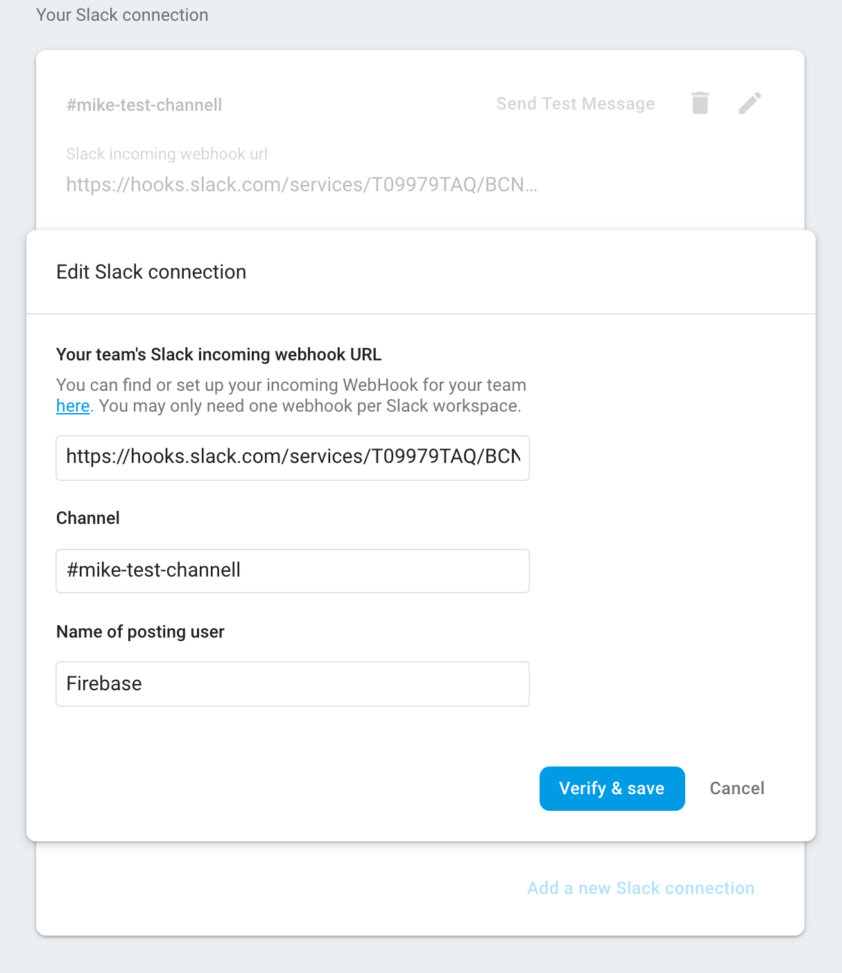 image of slack connection configuration