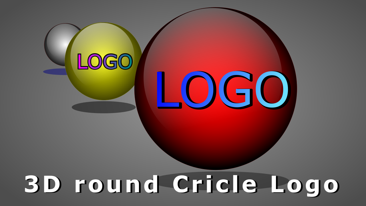 How To Create 3d Circle Logo Logo By Adnan Logo By Adnan
