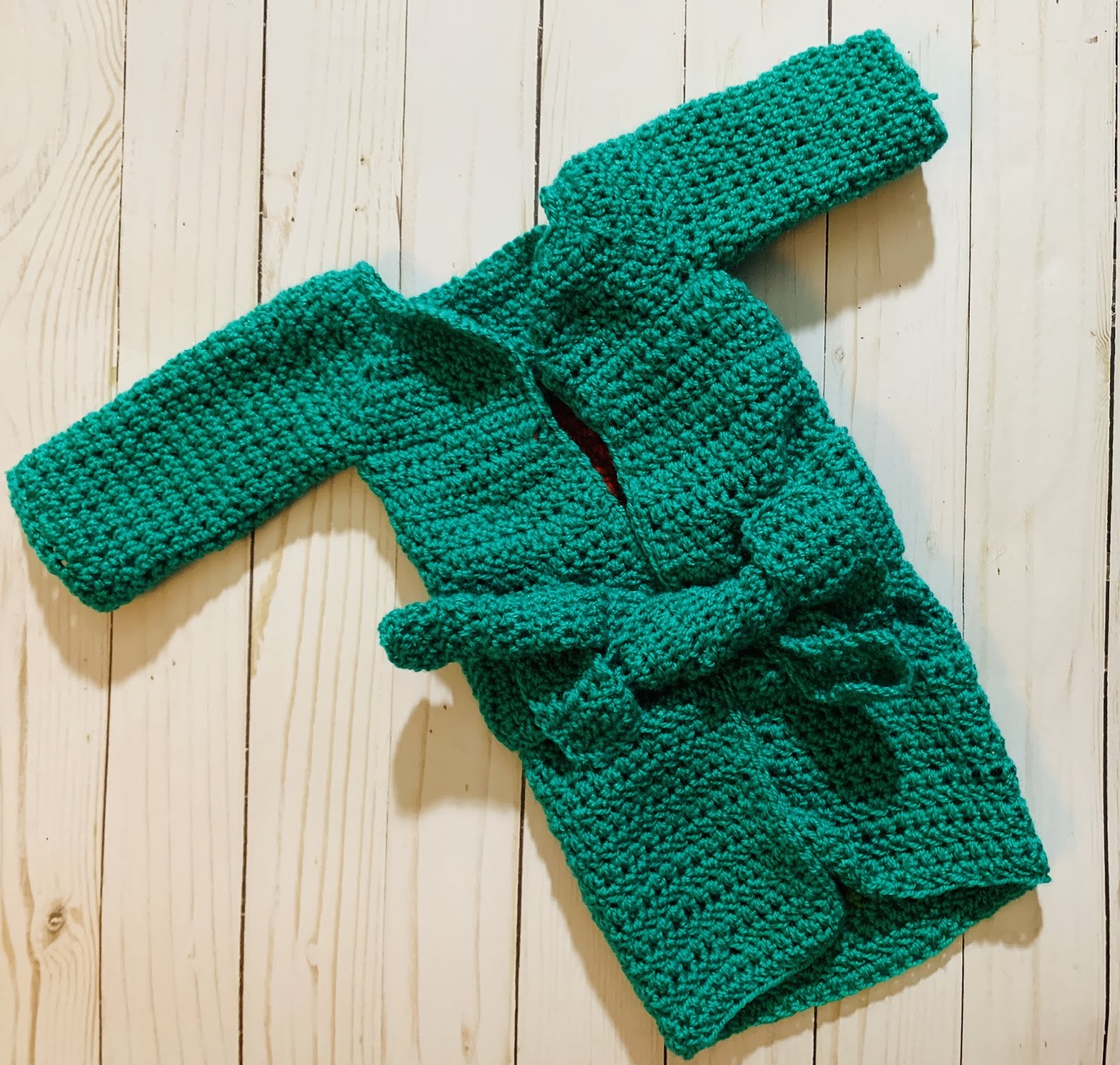 Jas K Crochet Baby Robe