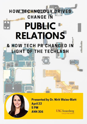 How Technology Drives Change in Public Relations & How Tech PR Changed in Light of the Techlash_Nirit Weiss-Blatt