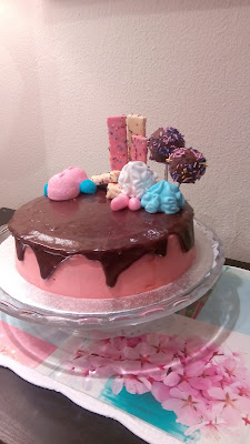 Drip cake pantera rosa