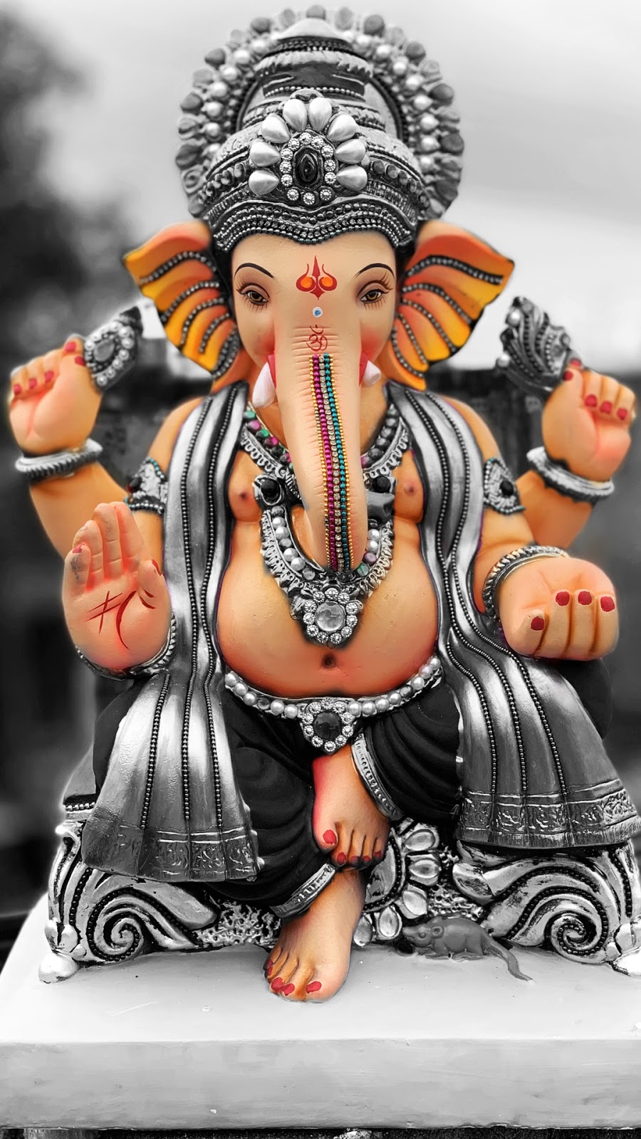 Lord Ganesha Edited Mobile Wallpaper,Indian God - HD Mobile Walls