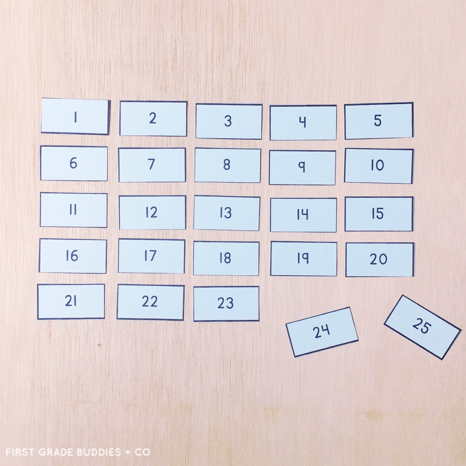 Simple Math Games to Practice Counting First Grade Buddies